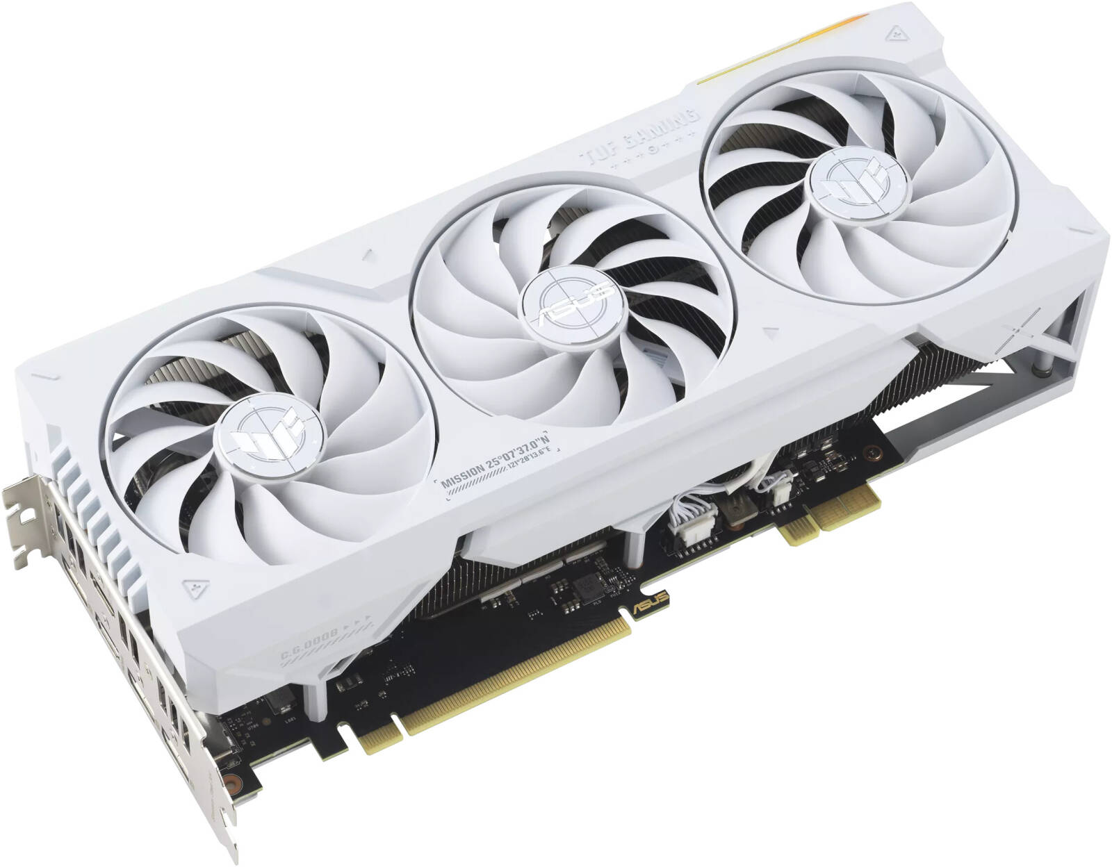 ASUS TUF Gaming GeForce RTX 4070 Ti SUPER BTF OC Graphics Card, 16GB GDDR6X, White | 90YV0KI0-M0NA00