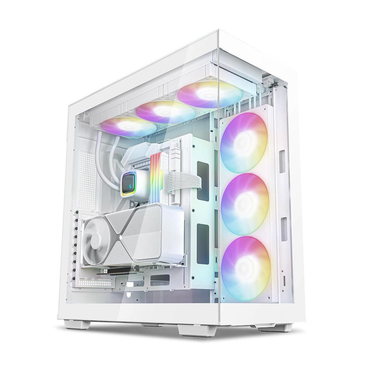 Nzxt White Build - Intel 14th Gen I7 14700K RTX 4070 TI SUPER 32GB DDR5 1TB M.2 SSD Gaming PC