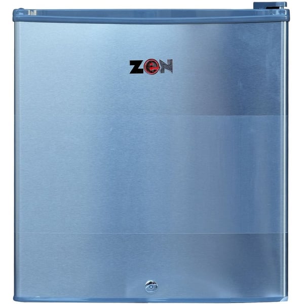 Zen Single Door Fridge 60L Silver Finish With Lock & Key, ZR60S