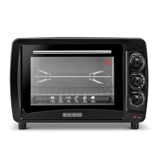 Black+Decker Toaster Oven 1500W With Double Glass Door, TRO35RDG