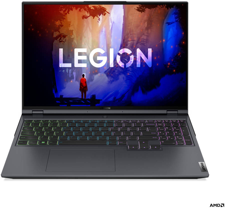 Lenovo Legion 5 Pro 16ARH7H Gaming Laptop - 16" WQXGA 165Hz, AMD Ryzen 7-6800H, 8GB NVIDIA RTX 3070Ti, 16GB RAM, 1TB SSD, Windows 11 - Storm Grey