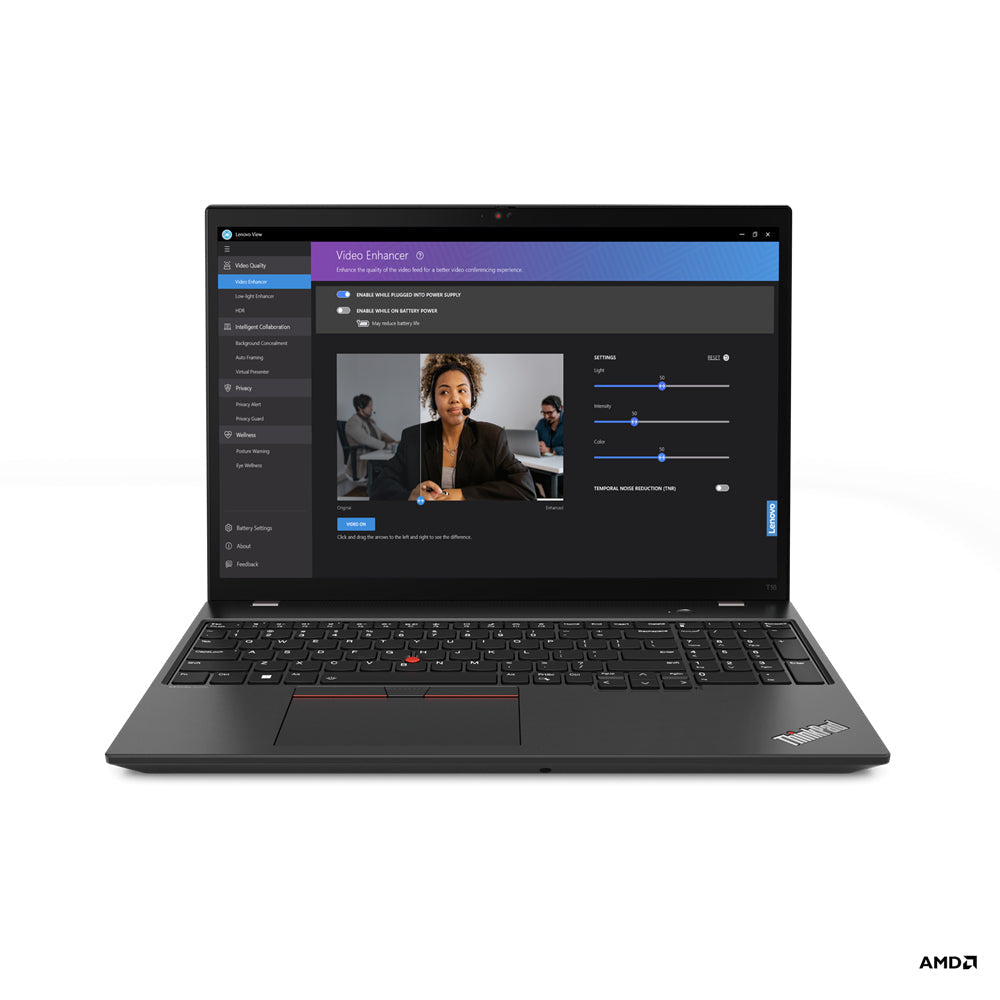 Lenovo, ThinkPad, AMD Ryzen 7 PRO 7840U, 16"inch, 16 GB LPDDR5x-SDRAM, 512 GB SSD, Windows 11 Pro, Black