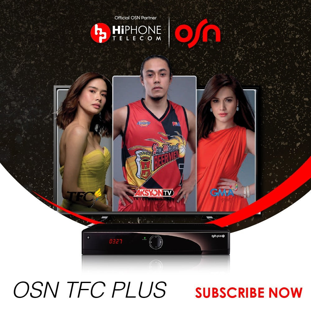 OSN HD Satellite Receiver with OSN TFC Plus Package - 1 Year